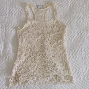 Lace Racer Back Blouse